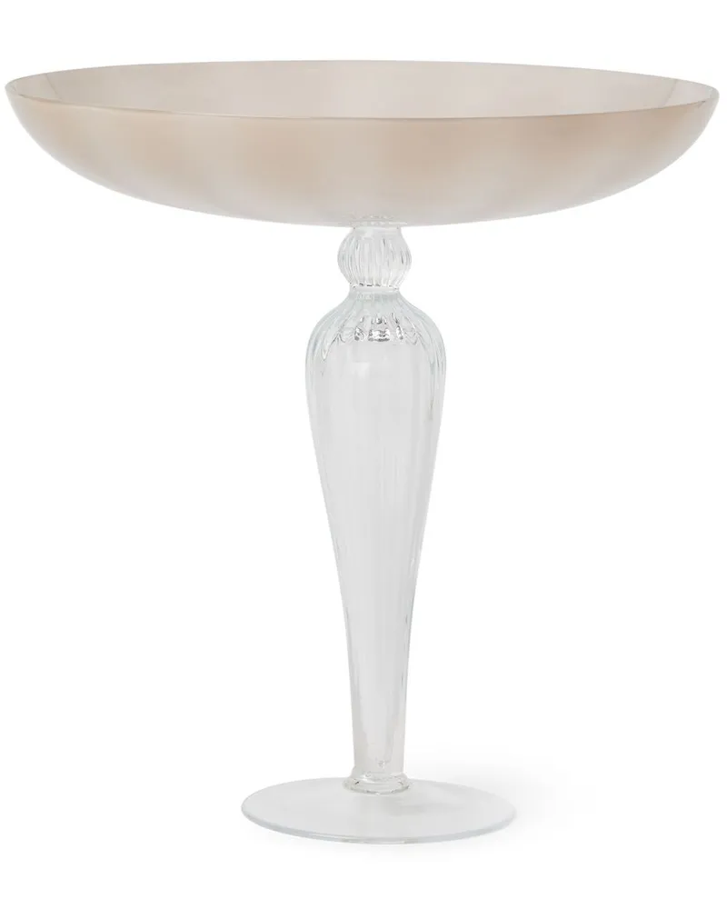 Brunello Cucinelli Großer Ständer aus Muranoglas - Weiß Weiß