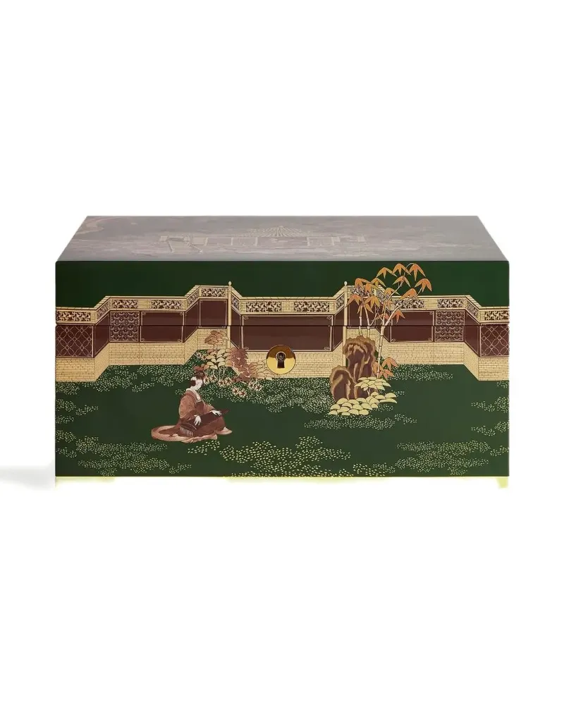 Shanghai Tang Tang Chinoiserie jewellery box - Grün Grün