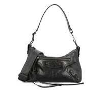 Kleine Le City Moto Schultertasche - Schwarz