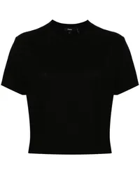 Theory T-Shirt im Cropped-Design Schwarz