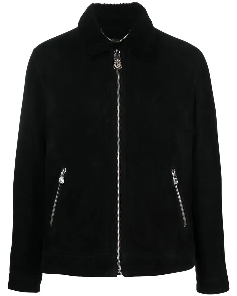 Billionaire Aviator Bomberjacke - Schwarz Schwarz