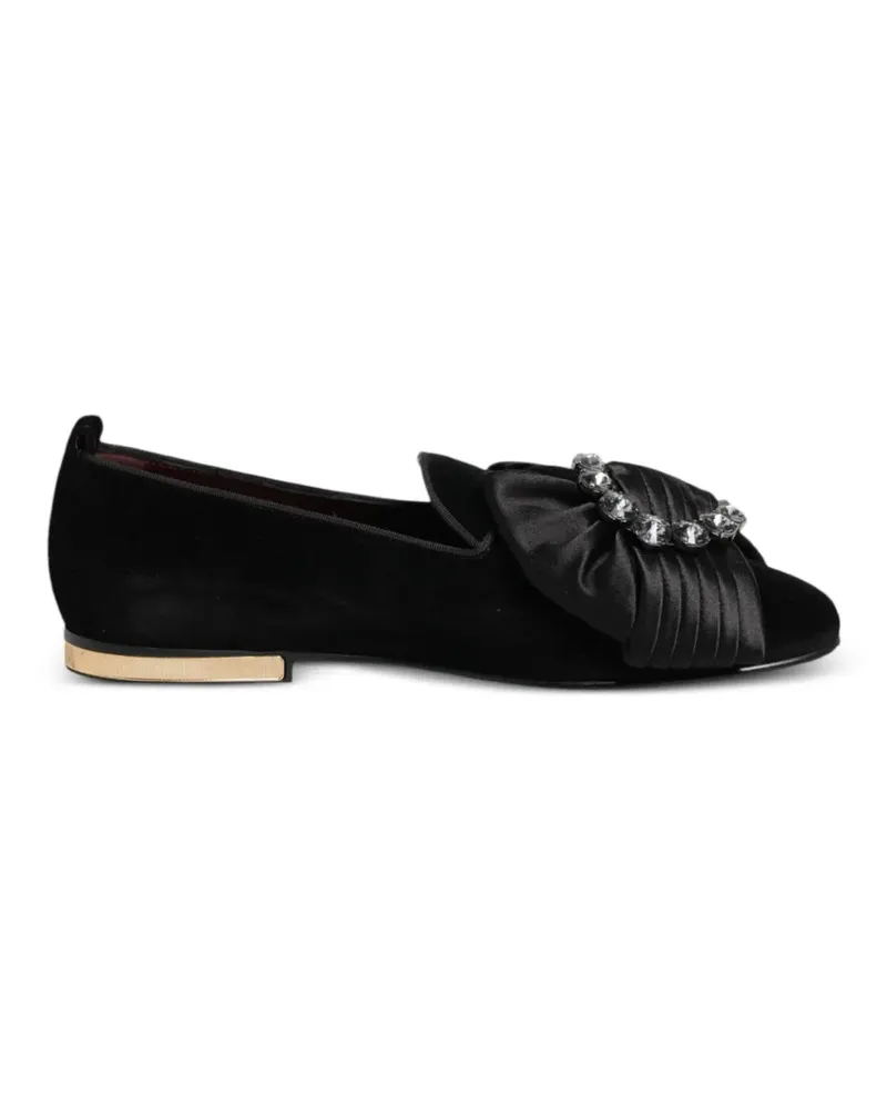 Dolce & Gabbana crystal-embellished loafers - Schwarz Schwarz
