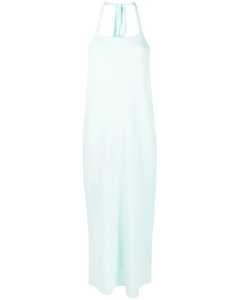RUS Geripptes Strickkleid - Grün Grün
