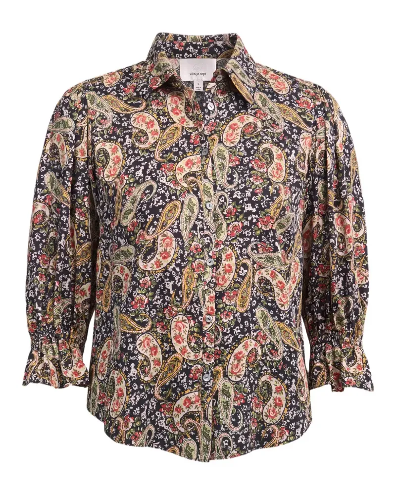 Cinq à Sept Fiona paisley-print shirt - Schwarz Schwarz