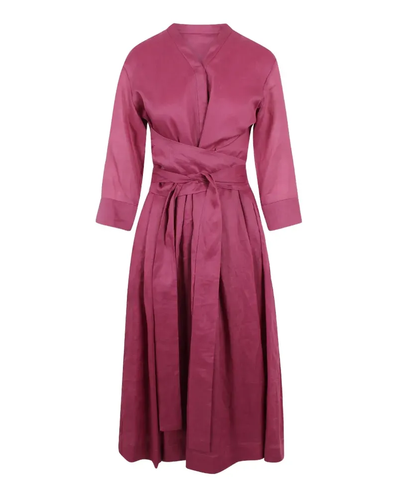 Max Mara V-neck midi dress - Rosa Rosa