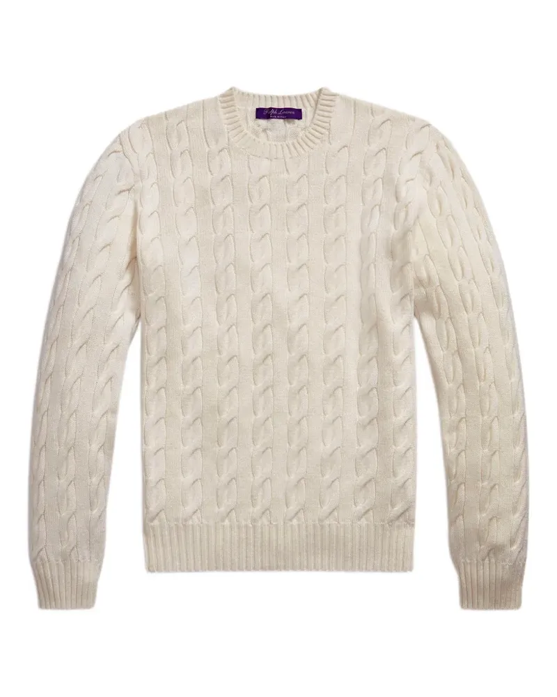 Ralph Lauren Pullover mit Zopfmuster - Nude Nude