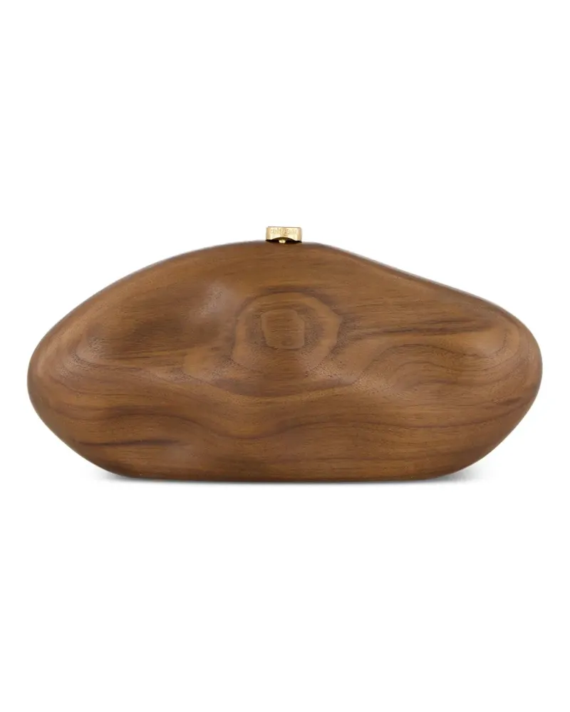 Cult Gaia The Caldera clutch - Braun Braun