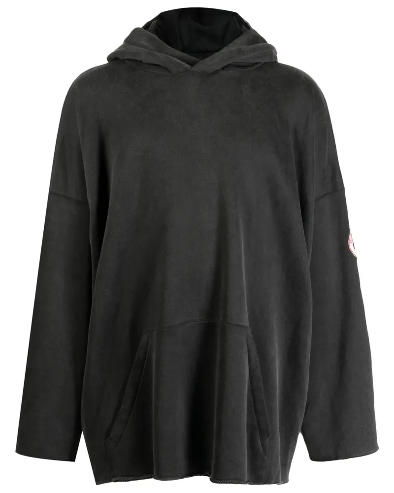 Doublet Hoodie mit Tier-Print - Schwarz Schwarz