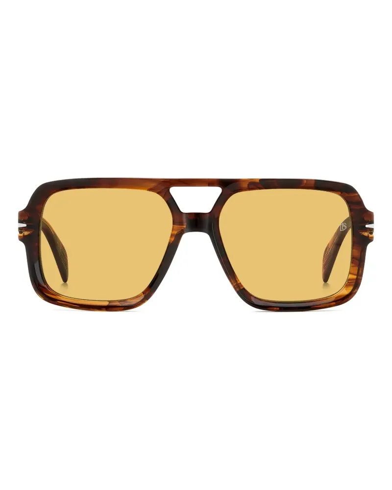 EYEWEAR by DAVID BECKHAM pilot-frame sunglasses - Braun Braun