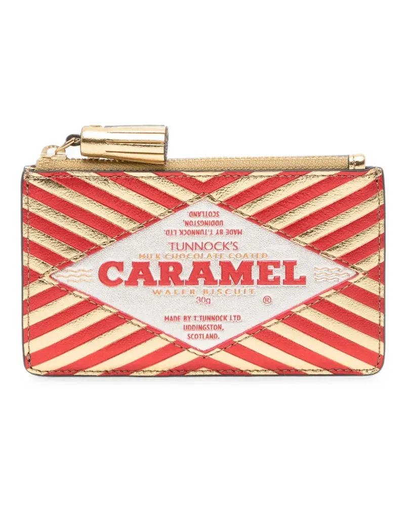 Anya Hindmarch Tunnock's Caramel Kartenetui - Gold Gold