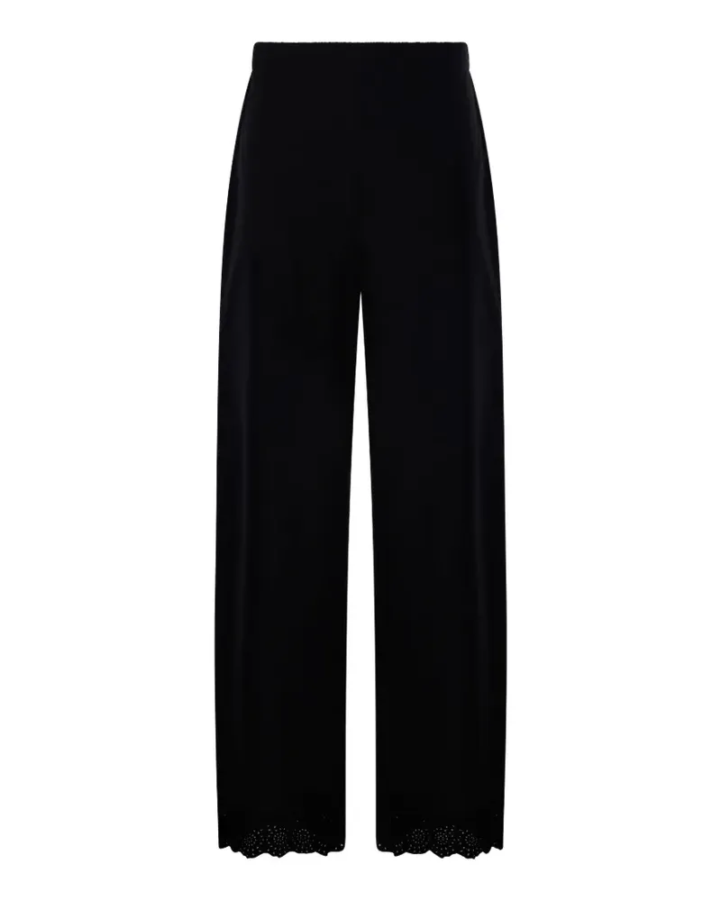 By Malene Birger elasticated-waistband trousers - Schwarz Schwarz