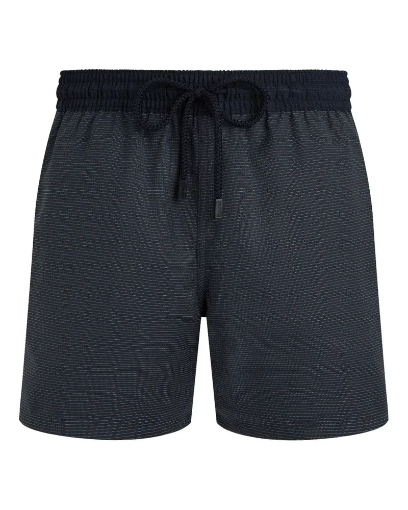 Vilebrequin Micro Carreaux Badeshorts - Grau Grau
