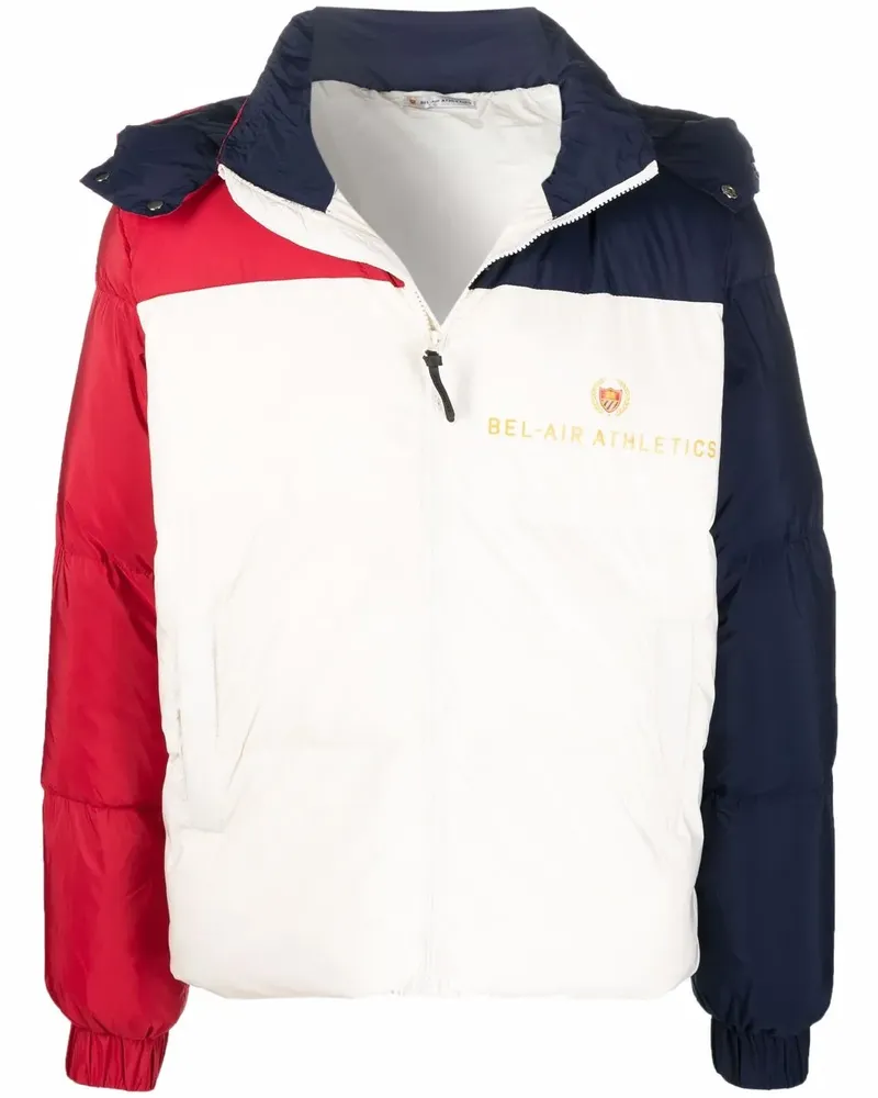 Bel-Air Athletics Gefütterte Jacke - Weiß Weiß