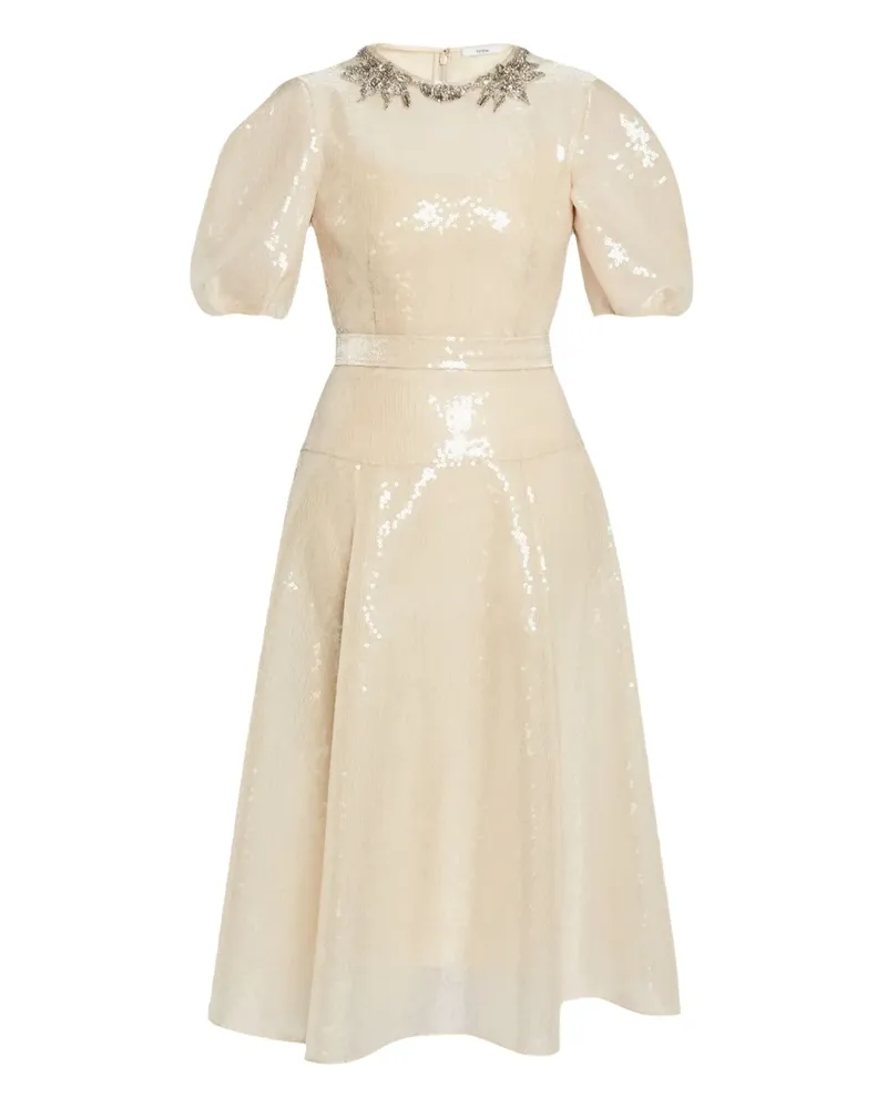 Erdem Kleid mit Pailletten - Nude Nude