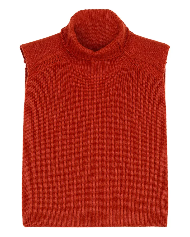 Ports 1961 turtleneck cape sweater - Rot Rot