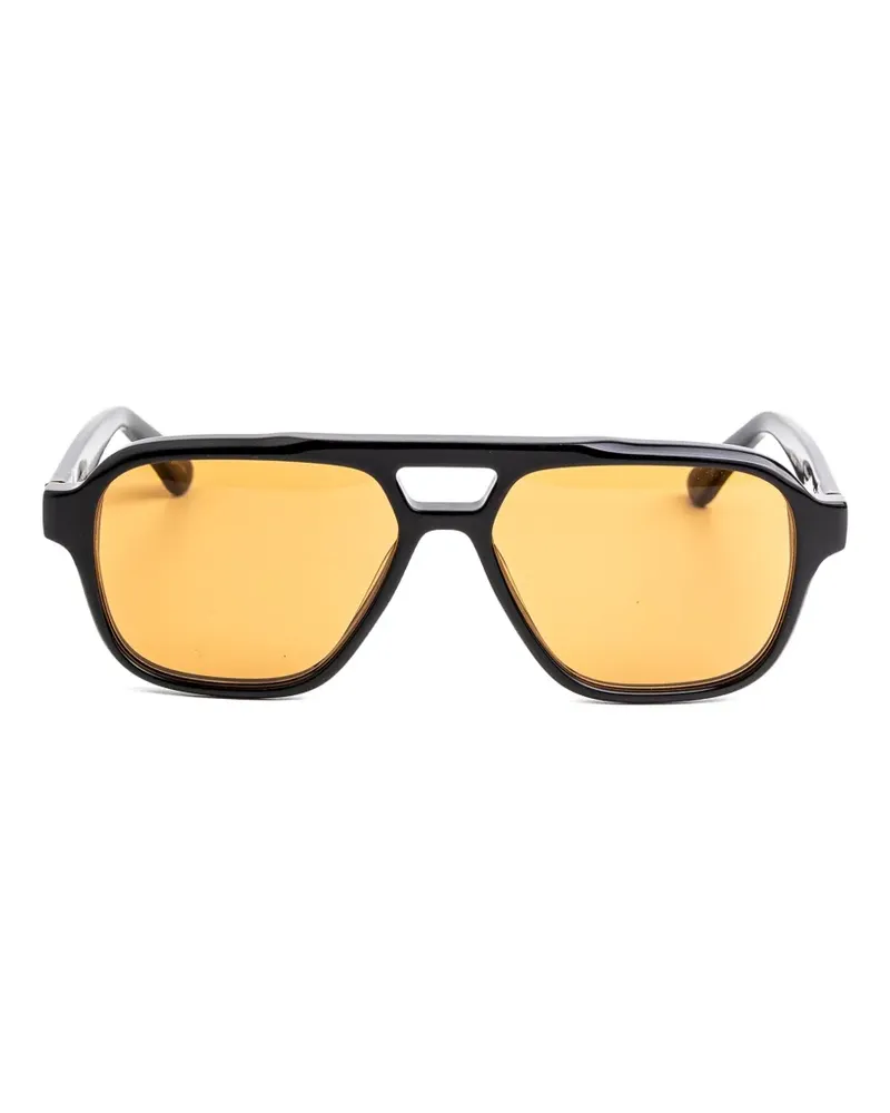 RETROSUPERFUTURE Maneval Sonnenbrille - Schwarz Schwarz