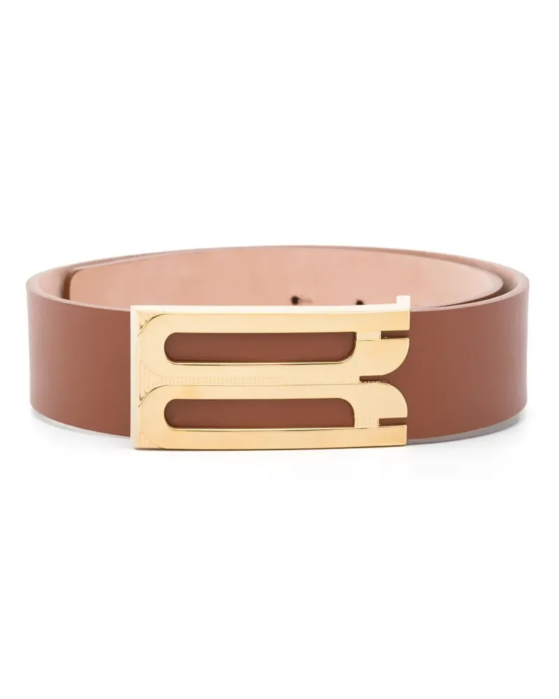 Victoria Beckham Jumbo Frame Gürtel - Braun Braun