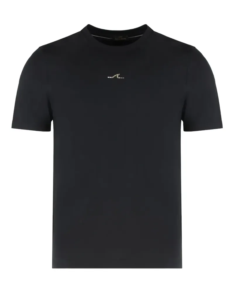 Paul & Shark T-Shirt mit Logo-Print - Schwarz Schwarz