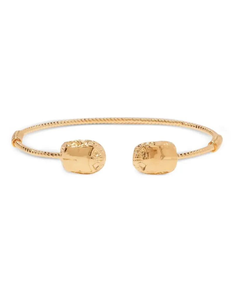 Gas Bijoux Duality Torsca scarab torsca bracelet - Gold Gold