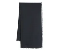 Jacquard-Schal mit Logo - Blau