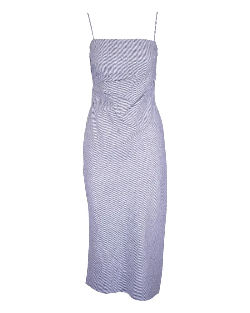 Vince Gestreiftes Midikleid - Violett Violett