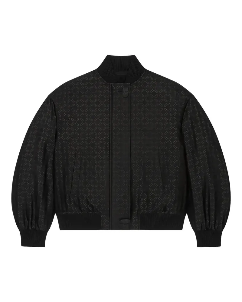 Givenchy 4G monogram-pattern bomber jacket - Schwarz Schwarz