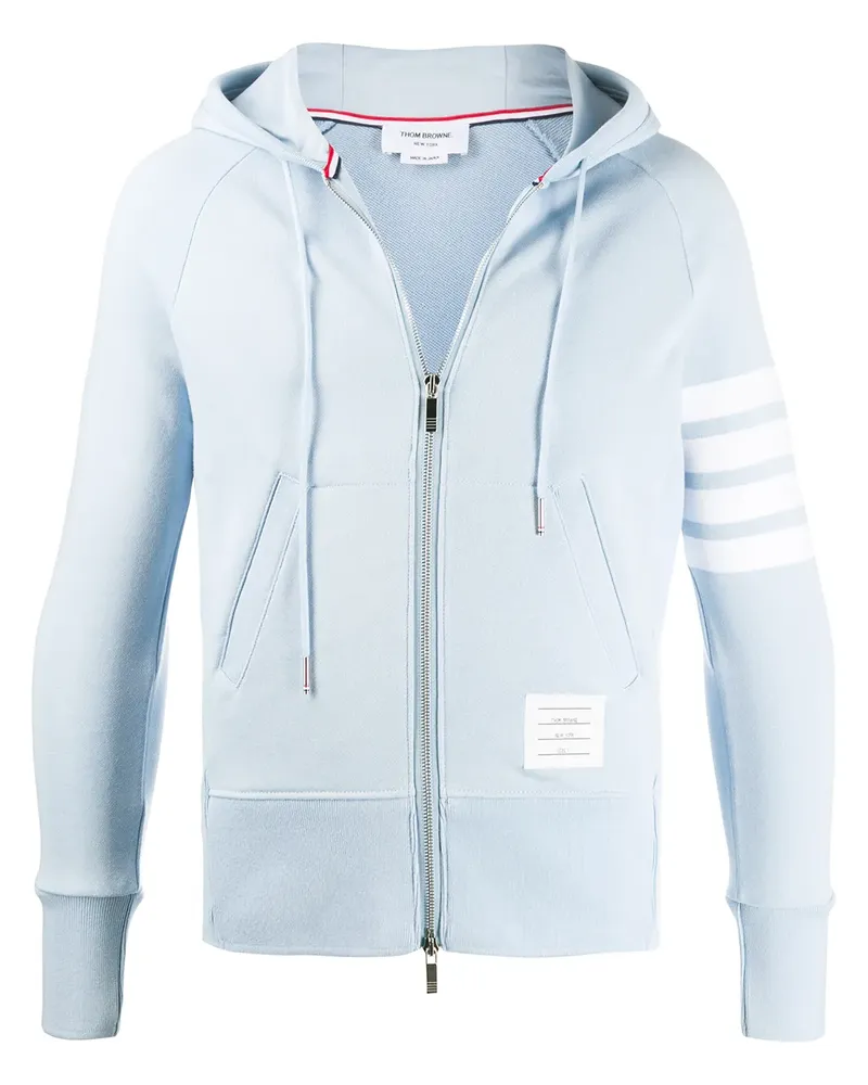 Thom Browne Kapuzenjacke mit Reißverschluss - Blau Blau