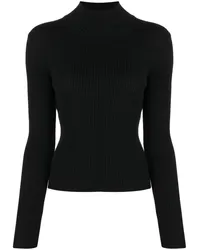 Antonio Marras Gerippter Rollkragenpullover Schwarz