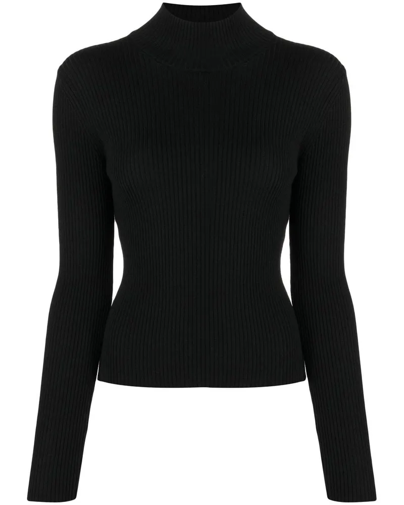 Antonio Marras Gerippter Rollkragenpullover Schwarz