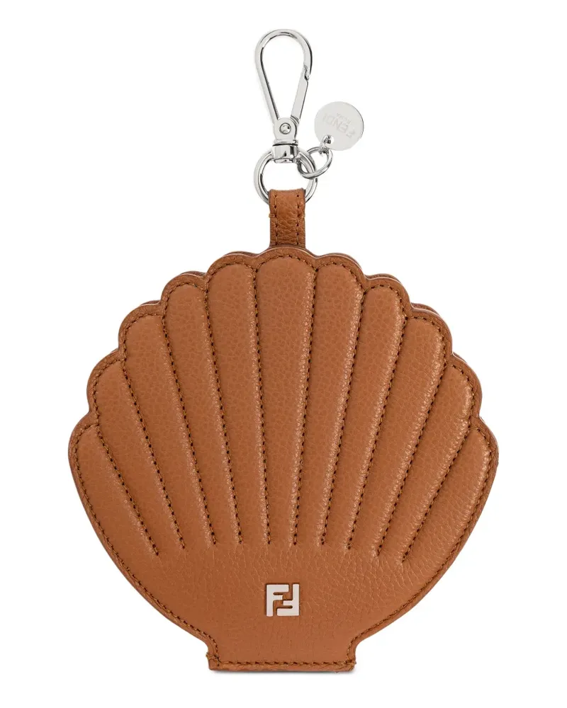 Fendi Schlüsselanhänger mit Muschelform - Braun Braun