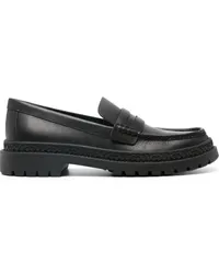 Coach Klassische Penny-Loafer Schwarz