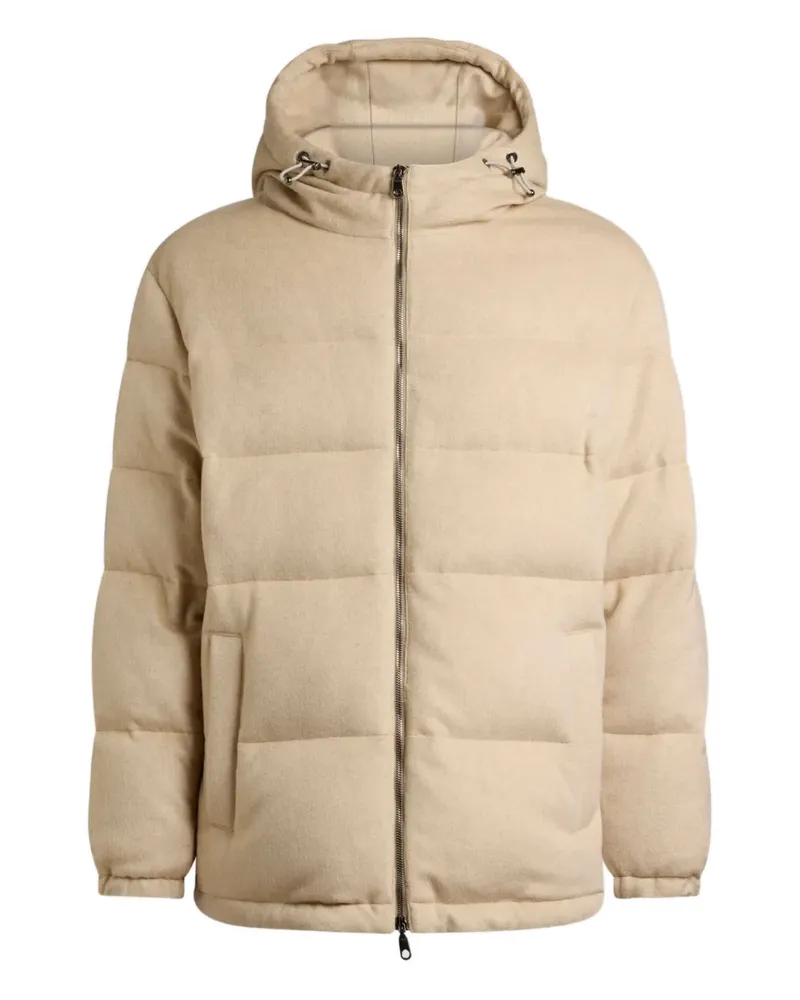 Etro Daunenjacke mit Kapuze - Nude Nude