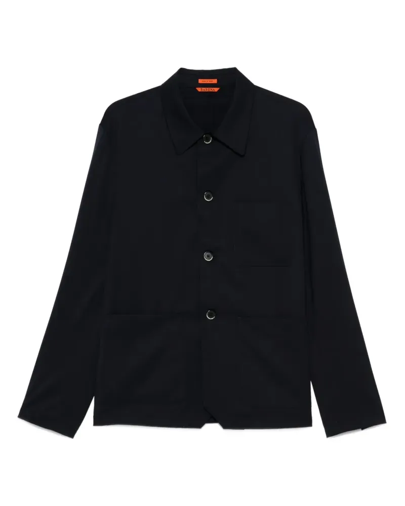 BARENA Jacke mit aufgesetzter Tasche - Blau Blau