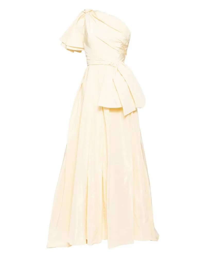 Saiid Kobeisy Kleid aus Taft - Gelb Gelb