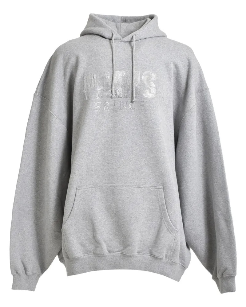 VETEMENTS Hoodie mit Nieten - Grau Grau