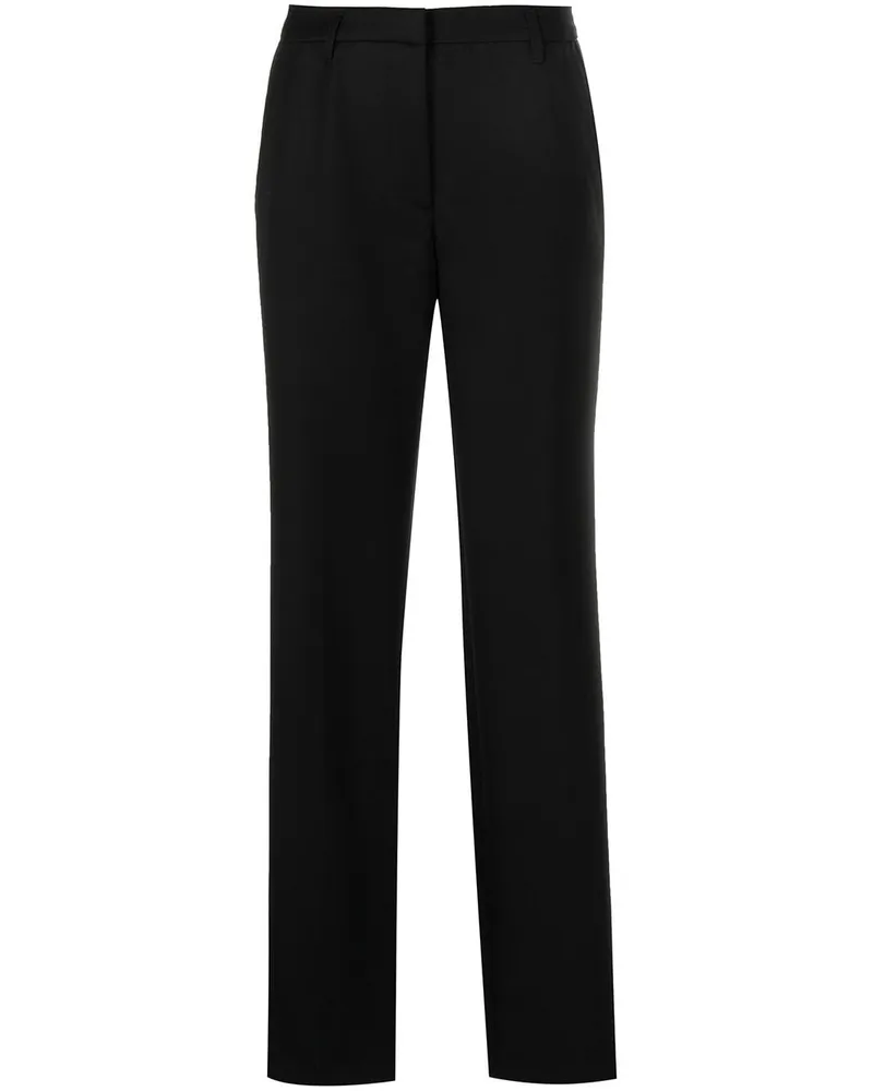 Anine Bing Hose mit geradem Bein - Schwarz Schwarz