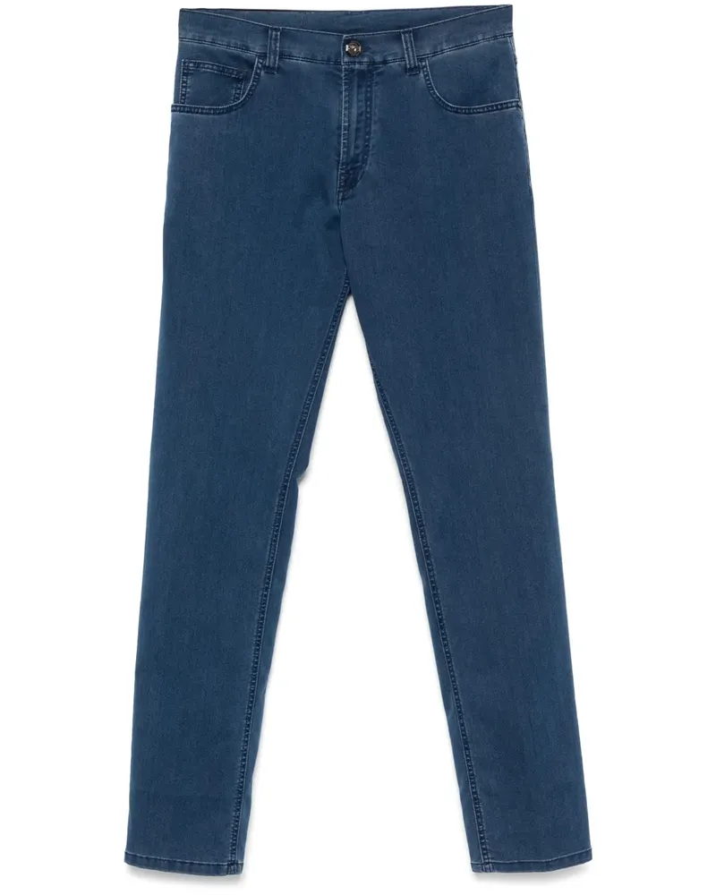 Stefano Ricci Klassische Tapered-Jeans - Blau Blau