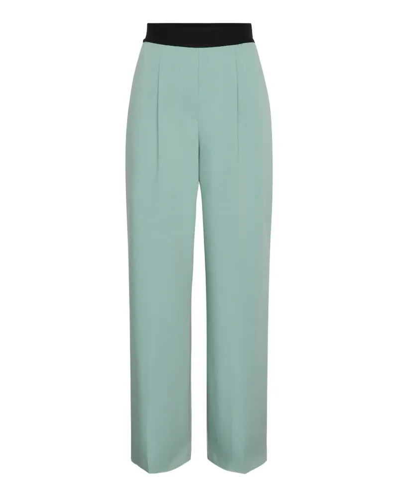 Studiorundholz pleated elasticated-waistband trousers - Blau Blau