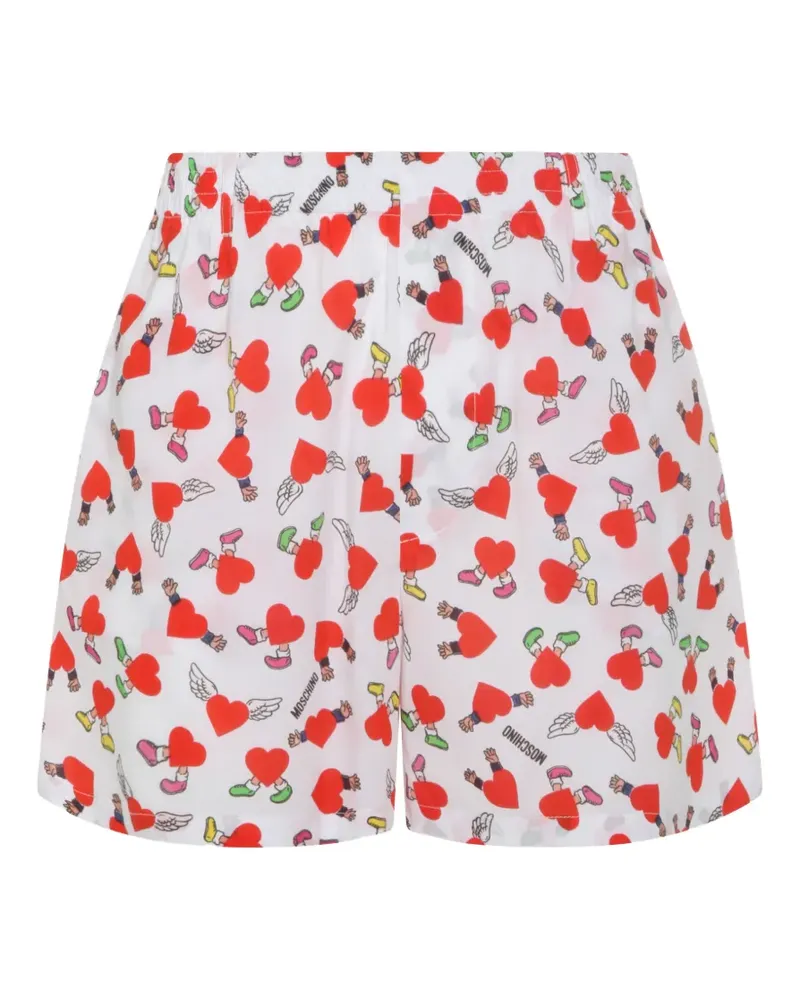 Moschino heart-motif boxers - Weiß Weiß