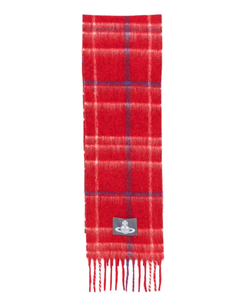 Vivienne Westwood Schal mit Orb-Patch - Rot Rot