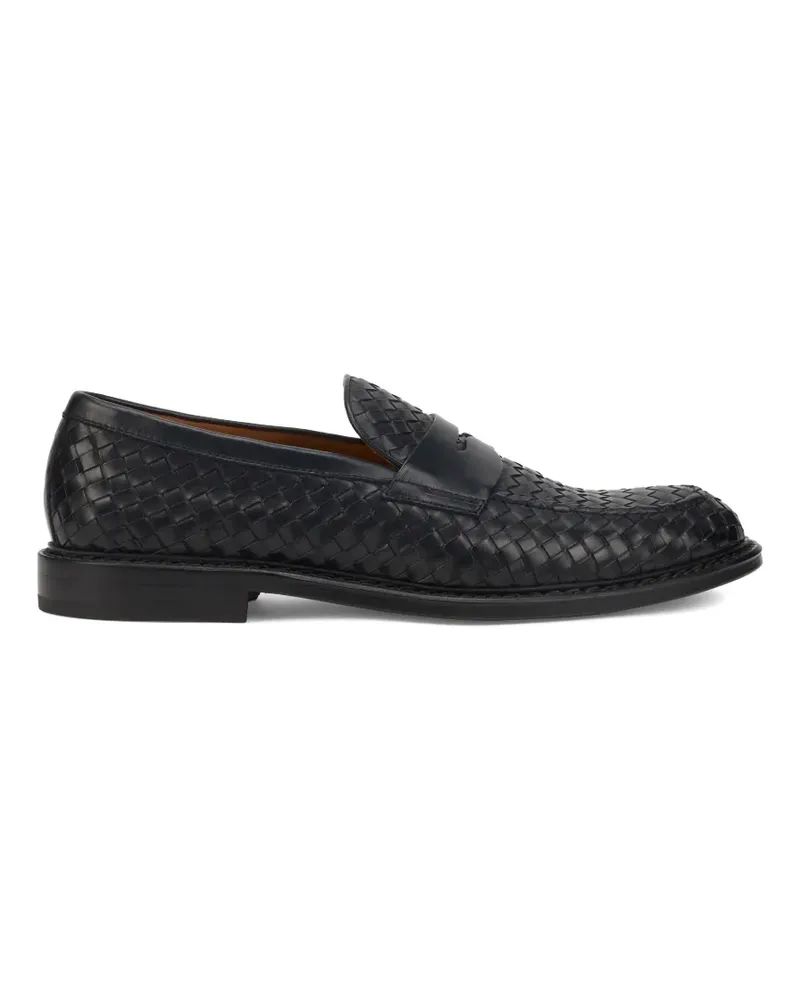Doucal´s woven penny loafers - Schwarz Schwarz