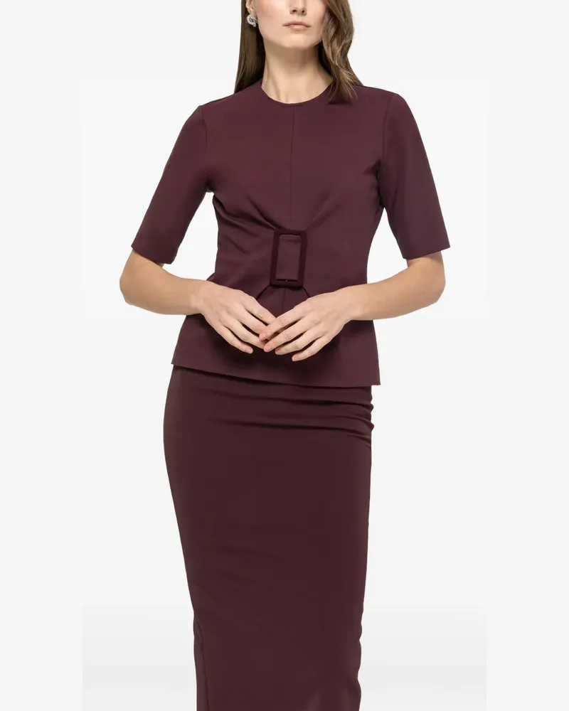 NISSA Kurzärmeliges Oberteil - Violett Violett