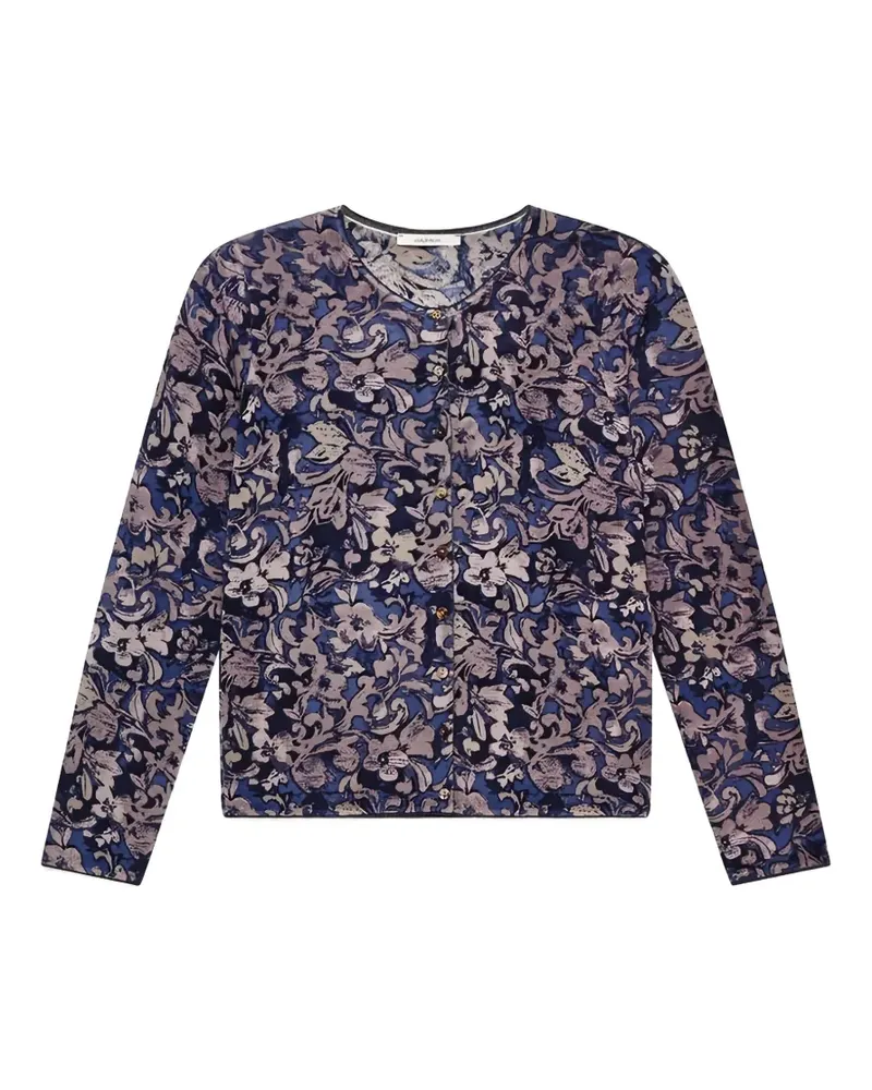 Maliparmi printed wool cardigan - Blau Blau