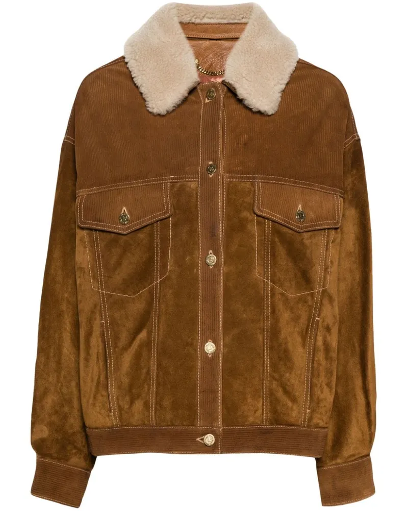 Golden Goose Jacke aus Wildleder - Braun Braun