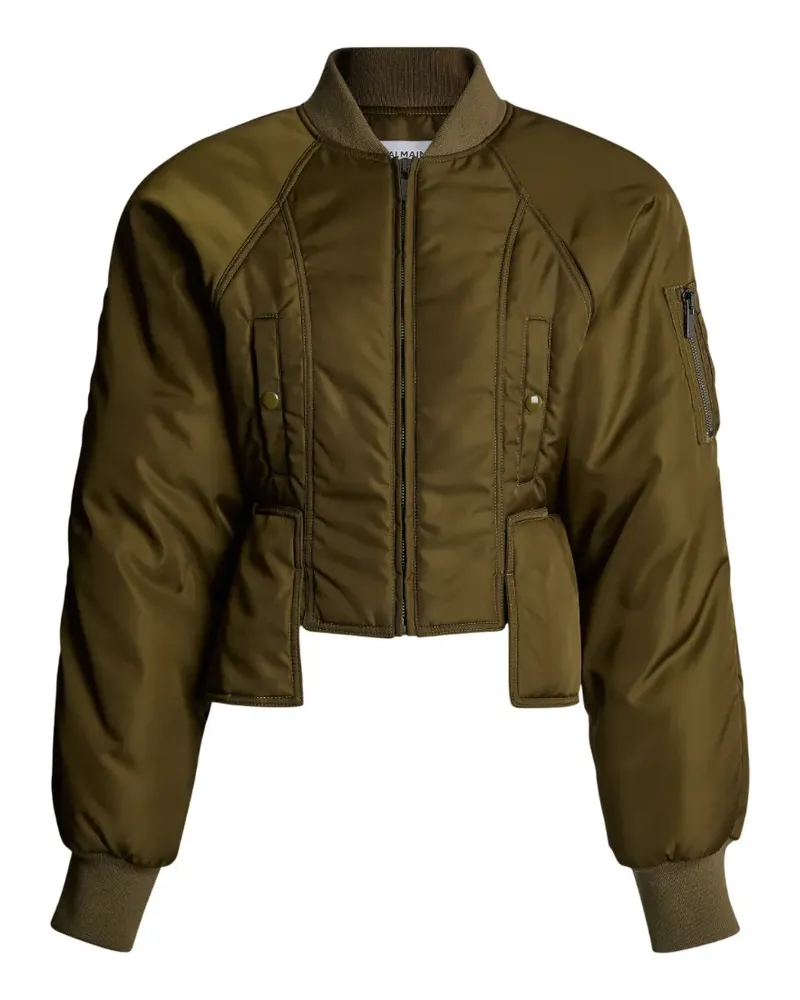 Balmain Jacke mit Schößchen - Grün Grün