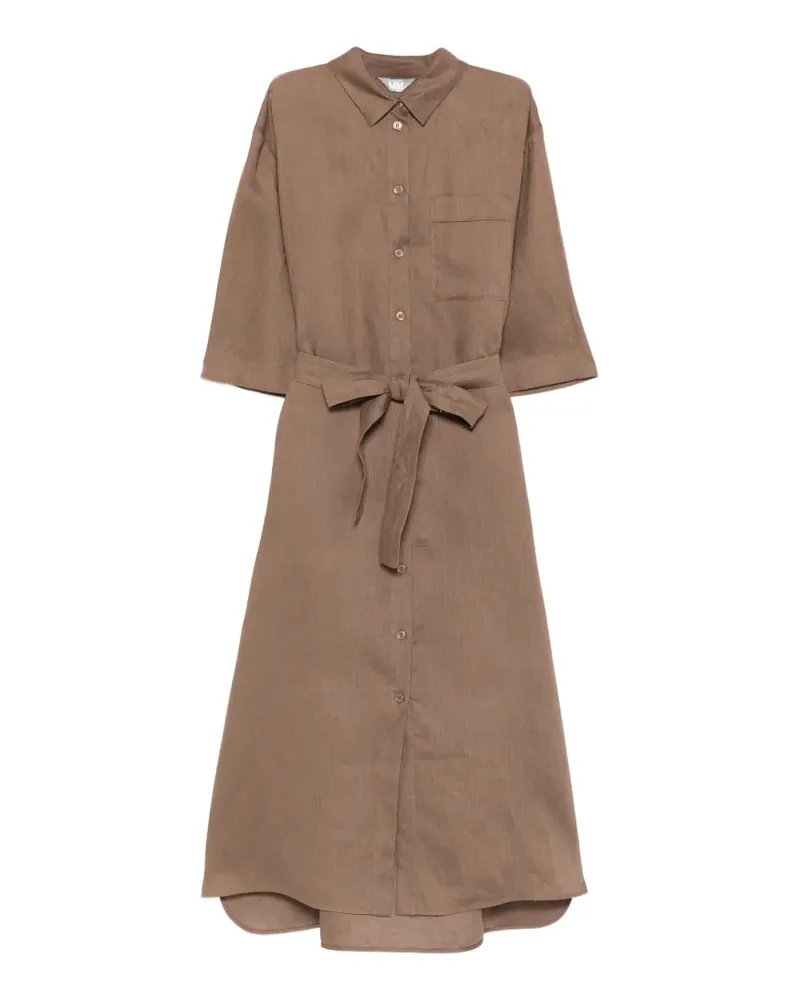 Max Mara belted midi dress - Braun Braun