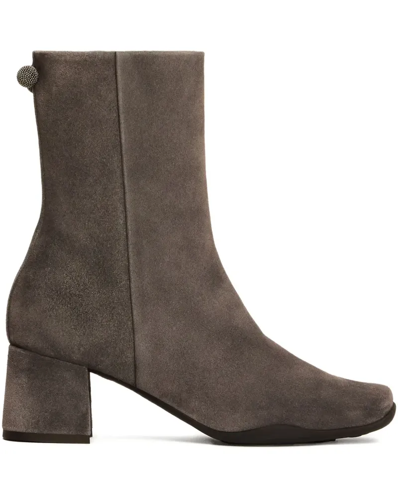 Fabiana Filippi Verzierte Stiefel mit Blockabsatz - Braun Braun