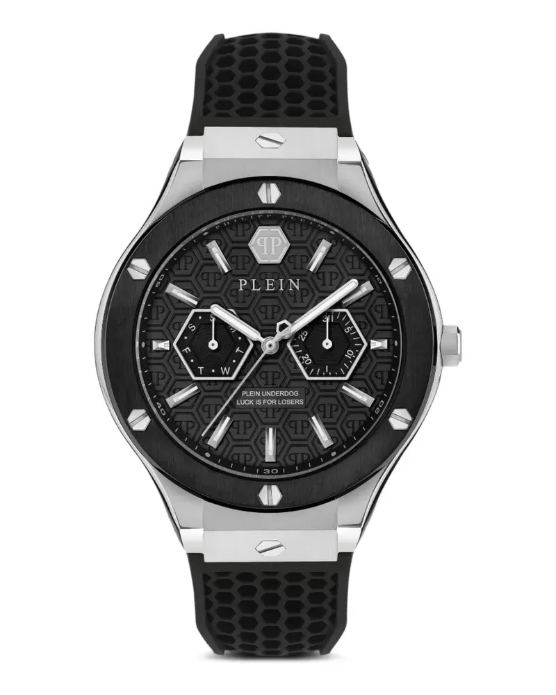 Philipp Plein Underdog Armbanduhr 44mm - Schwarz Schwarz