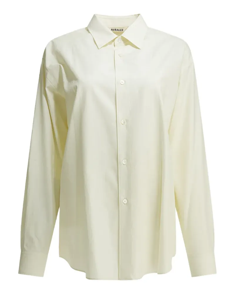 AURALEE button-up long-sleeve shirt - Nude Nude