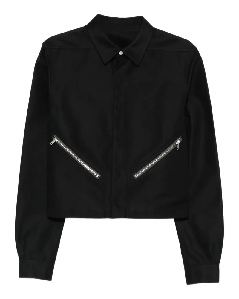 Rick Owens zip tour shirt jacket - Schwarz Schwarz
